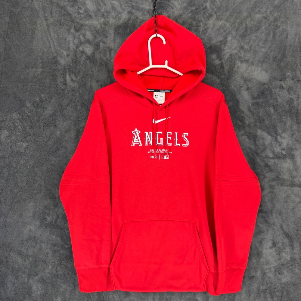Nike Los Angeles Angels MLB Authentic Collection Therma-FIT Red Hoodie NAC3-163N